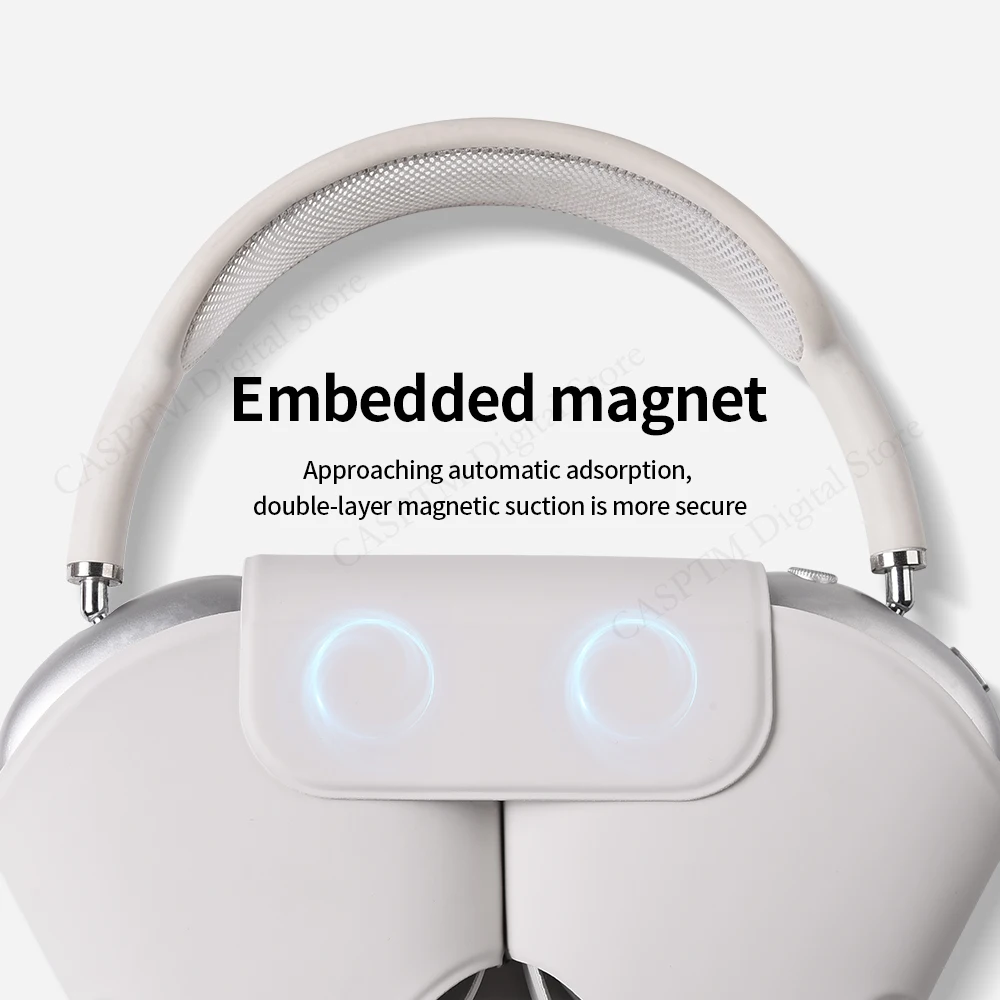 غطاء سماعات رأس فاخر من البولي يوريثان لأجهزة AirPods Max حافظة مضادة للخدش ومقاومة للماء لهاتف Apple AirPods Max Shell