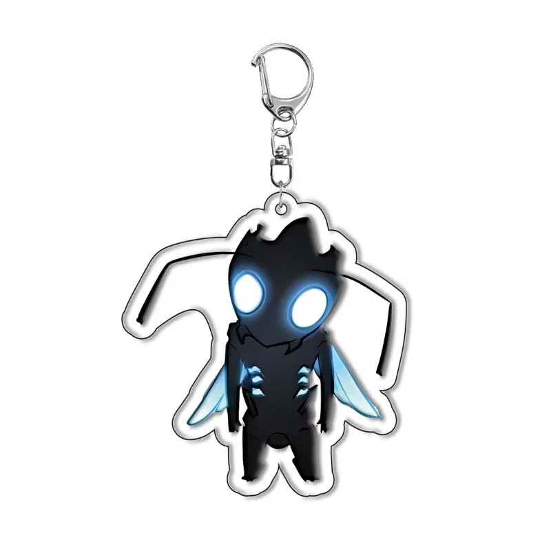 Anime Solo Leveling Keychain Cartoon Cute Figure Kawaii Shadow Warrior Pendant Car Key Chain Ring Bag Accessories Jewelry Gifts