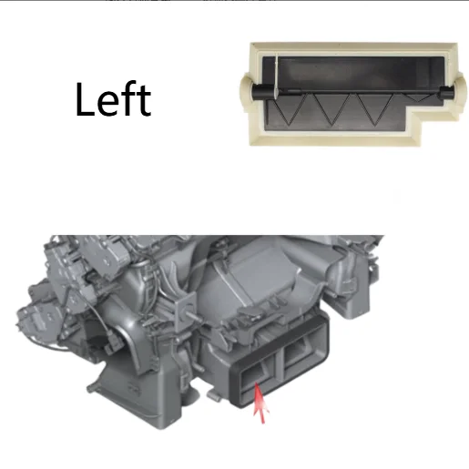 

Left Right AC Evaporator Air Vent Flap For 5 Series For G30 For G38 2018-2023 Car Heater Air Distributor Repair Kit Accessories