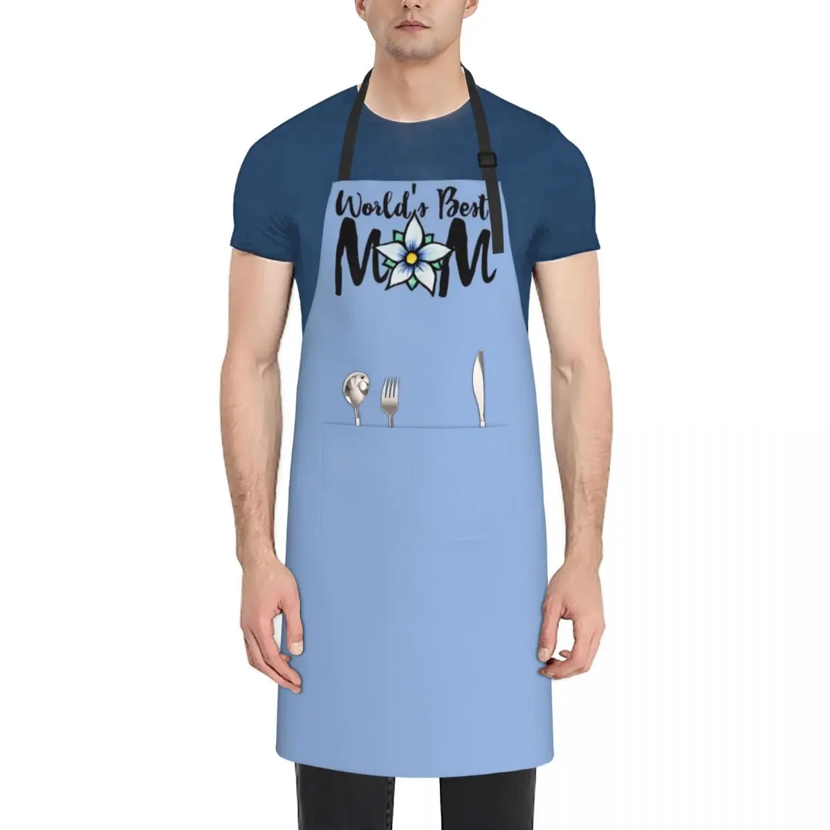 

World's Best Mom Apron Kitchen For Man Home And Kitchen Apron