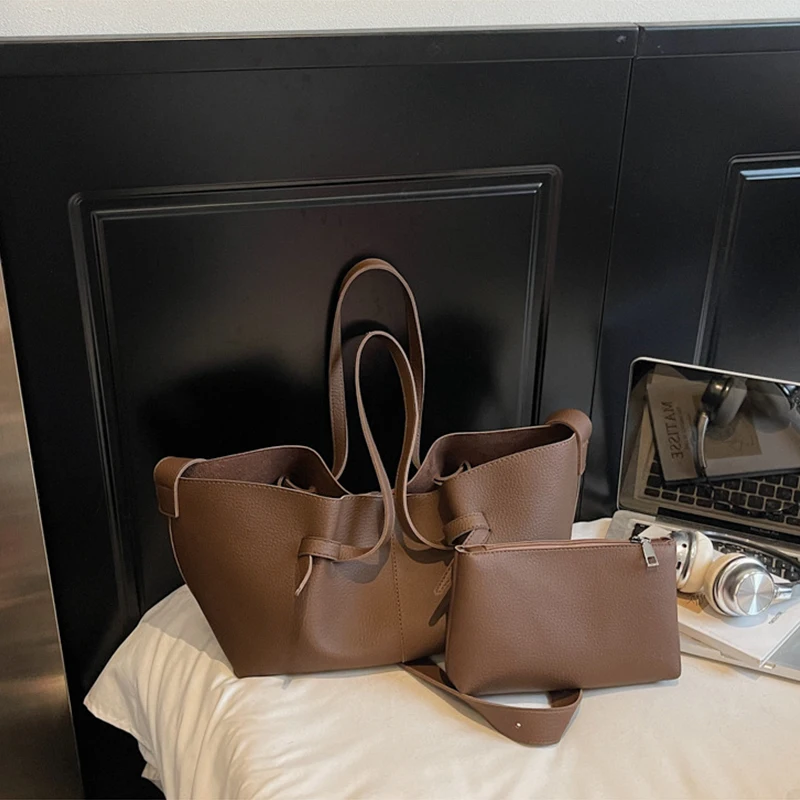 أنيق ذو سعة كبيرة حمل جديد متعدد الاستخدامات مربع الجناح حقيبة ريترو حمل حقيبة مع المدمج في الحقيبة عالية الجودة حقيبة ركاب Crossbody #1