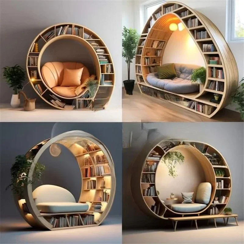 Bookshelf Deluxe Reading Corner Family Living Room Bedroom Library 5