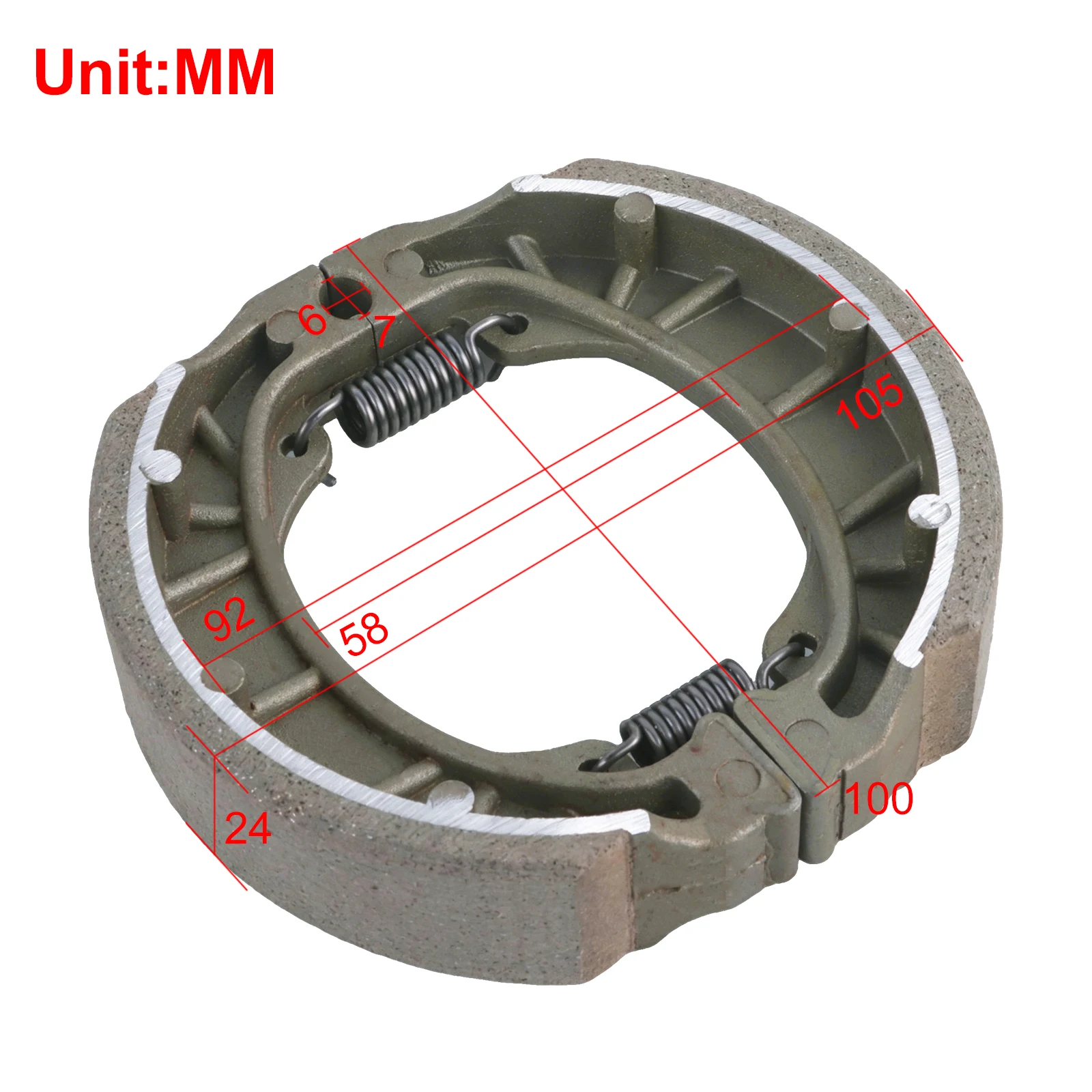 Front & Rear Brake Pad Shoes for Honda CG125 Z50 CT70 CT90 QA50 C70 CL70 CA200 CT200 CB100 CB125 CL90 CL100 C90 SL70 XR75
