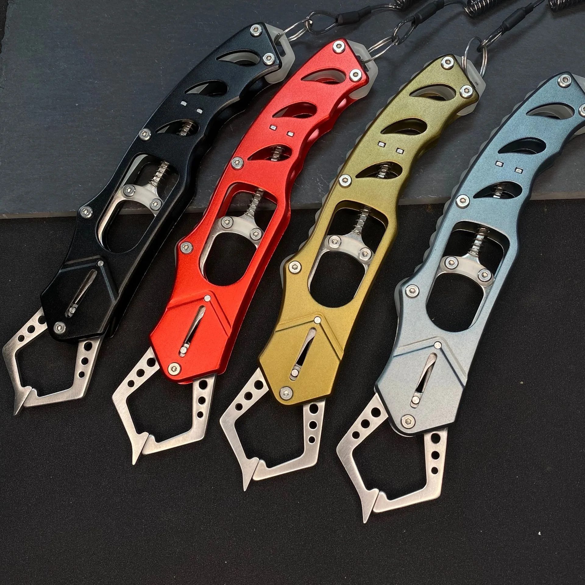 Lip grip para pesca de aluminio y acero inoxidable 21 cm - imagen 3