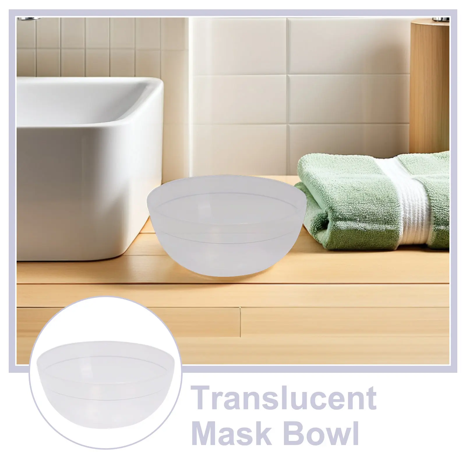 30Pcs PVC Facial Mask Mixing Bowls DIY Stirring Bowl for Home Salon Spa Beauty Supply Tool Eco Friendly Safe - view 4