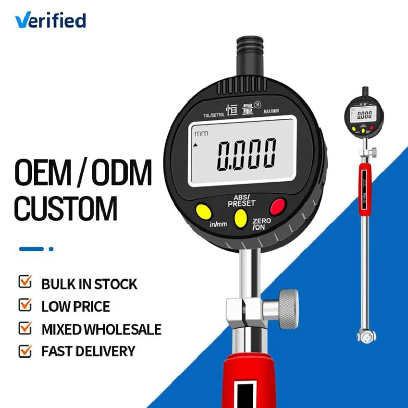 High-Precision Digital Inner Diameter Dial Gauge 10-18mm Measurement Range 0.001mm Resolution Cylinder Indicator Gauge