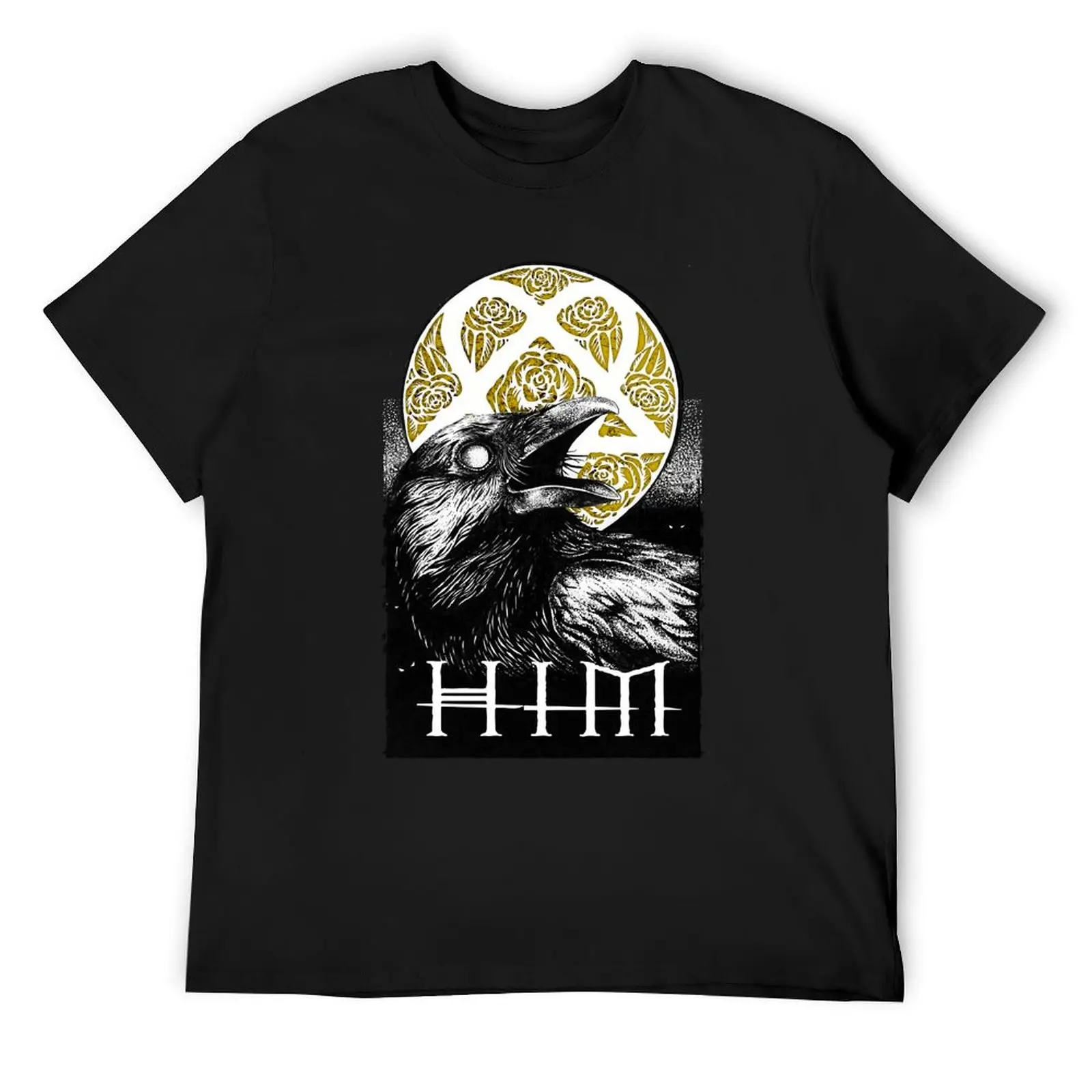 

Heartagram Crow Him Band Poster T-Shirt new gifts and t-shirts summer clothes funny shirt cotton mens graphic t-shirts anime