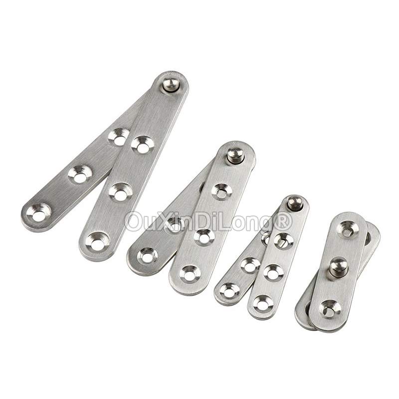 

4PCS Stainless Steel Door Pivot Hinge 360 Degree Rotation Hidden Door Pivot Hinges Drawer Window Door Fittings GF1251