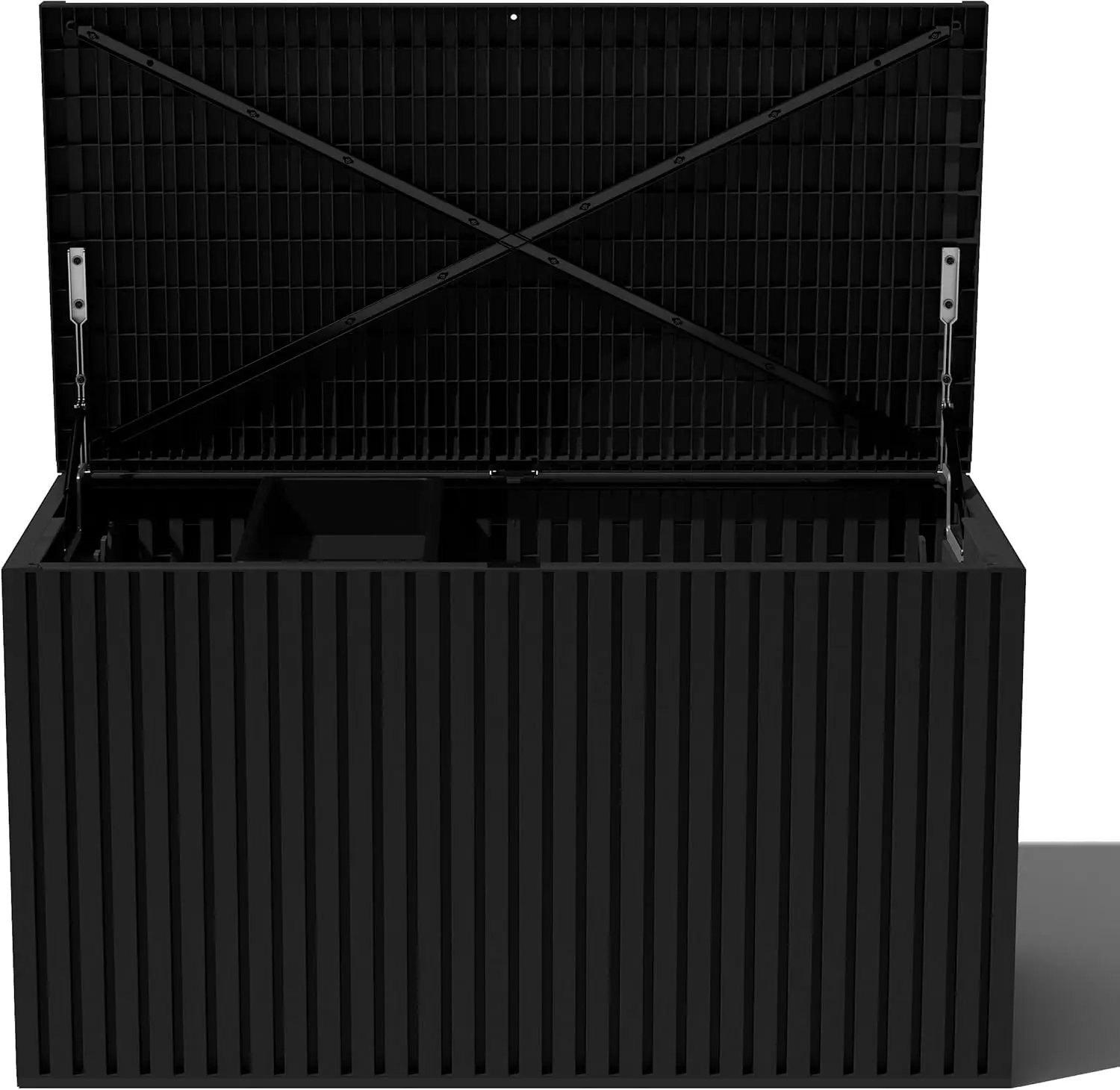 Outdoor Patio Use - Storage Box Material - 120 Gallon - Lockable for Patio Furniture, Cushions, Pillows and Garden Tools