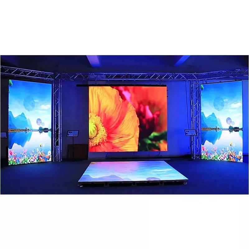 12 pçs/lote P2.976 Aluguel Interior Tela LED 500x500mm 1/28 Scan Video Wall