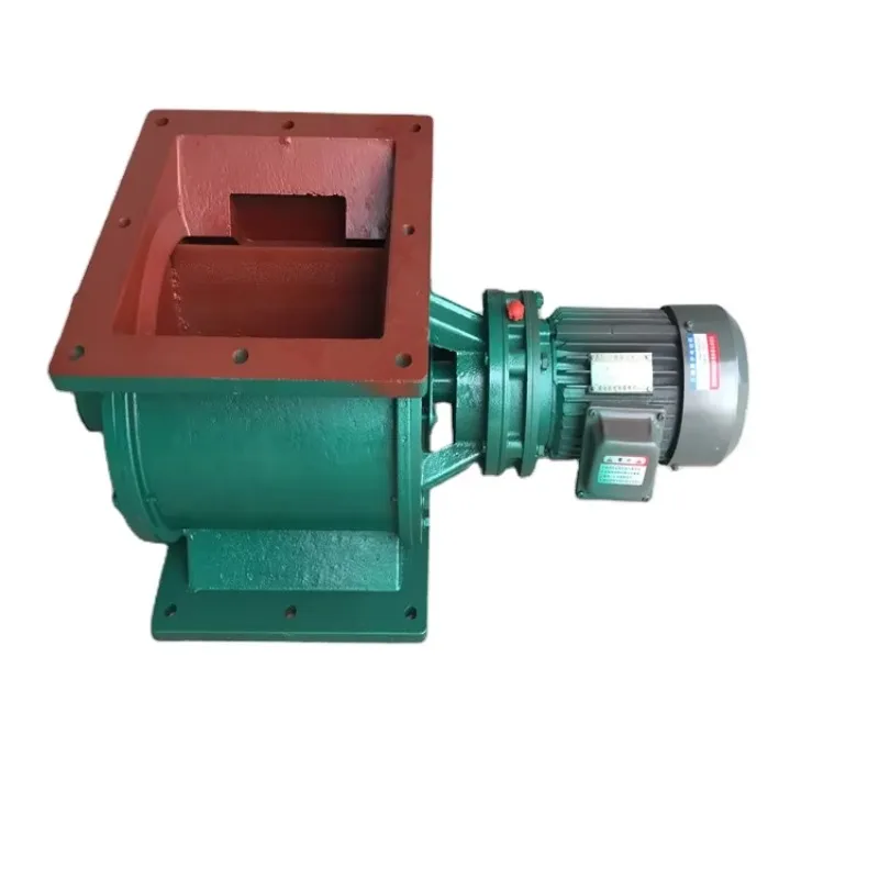 Katup Baja Karbon Berkualitas Tinggi dari Produsen, Katup Pelepas Udara Pneumatik Tipe Bintang/ Rotary Airlock