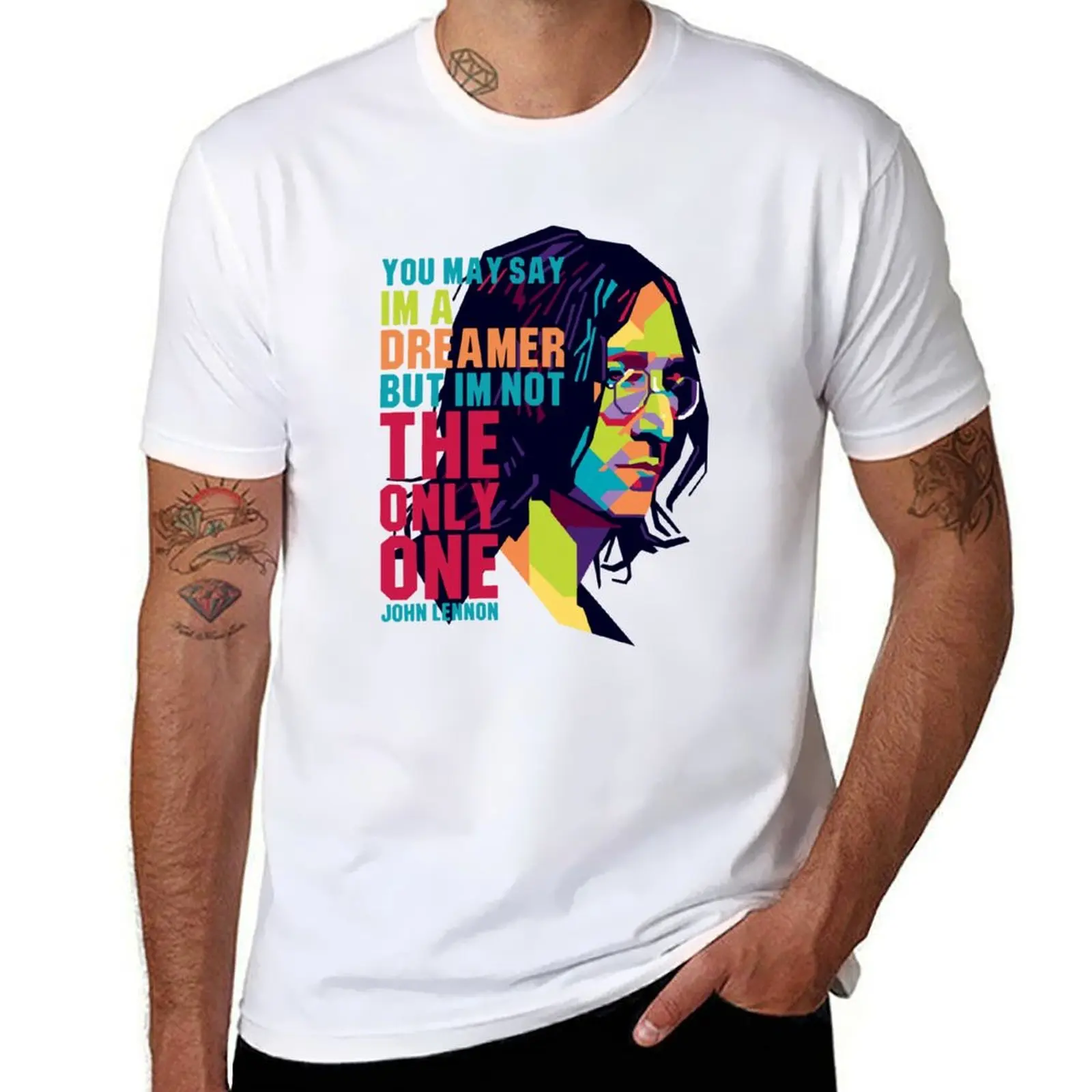 

dreamer T-Shirt t shirts for man cotton funny man t shirts cotton T-Shirt