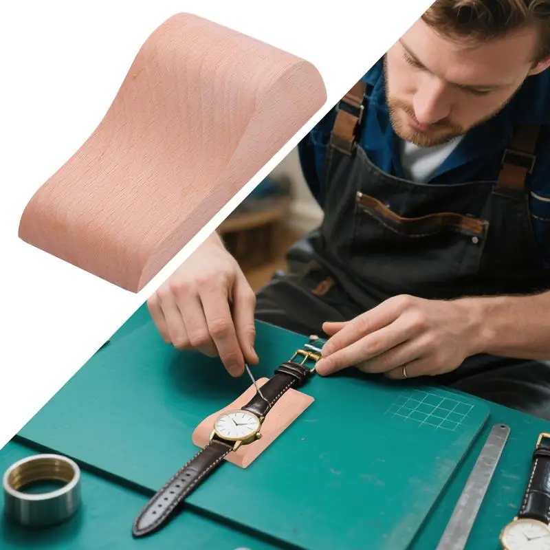 Watch Strap Bending Tool Leather Craft Watch Strap Wood Mold Precise Efficient Craft Projects Accessories For Professionals