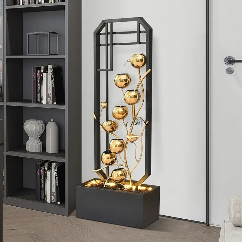 

High-end light luxury entrance ornament Chinese creative simple home decoration Changshui moving gift