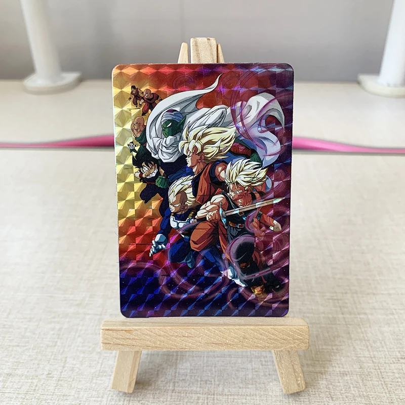 Fai da te Self Made Dragon Ball Z Son Goku Collezione di carte Copia Versione Dragon Ball Pp Grid Flash Anime Card Regalo Giocattoli