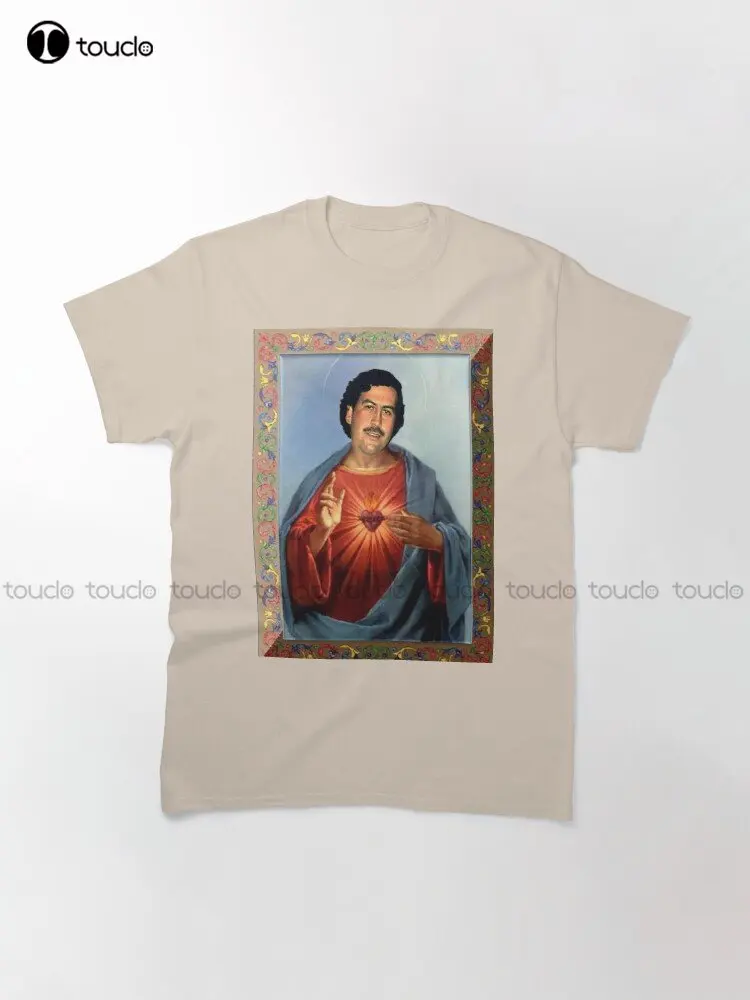 Saint pablo: クラシックなTシャツ,ユニセックス,デジタルプリント,男性用,パーソナライズされたギフト用,Xs-5Xl新品