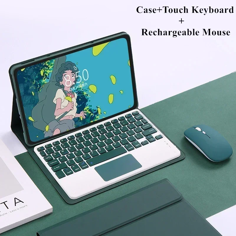 

Чехол с клавиатурой для планшетов Lenovo Xiaoxin Pad 10,6 дюймов, для Tab M10 Plus 3rd Cover, для Lenovo TB128FU TB128XU TB125FU Funda