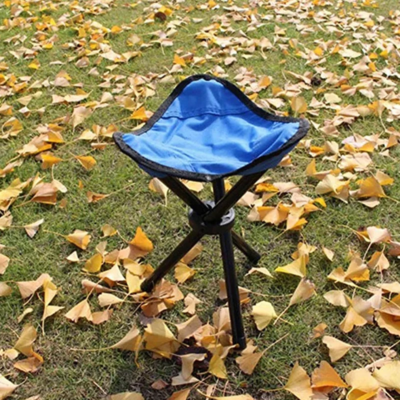 Beach Chairs Outdoor Multi Function Portable Folding Stool Triangle Stool Lightweight Ultralight Camping Fishing Slacker Chair