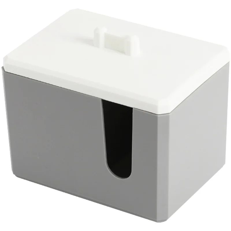 صندوق تخزين مكتبي مزيل المكياج من القطن المنظم على الطراز الياباني للحمام وغرفة النوم صندوق مناديل صغير