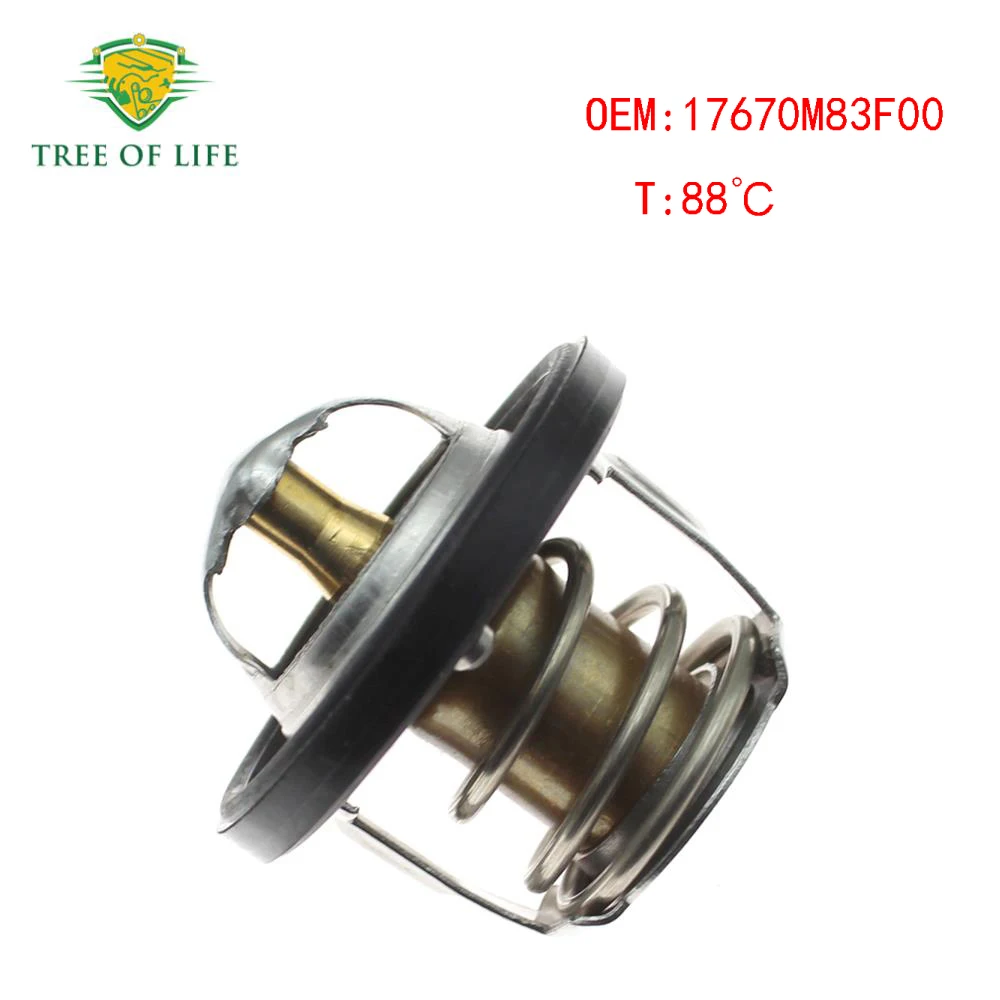 17670M83F00 88℃ Engine Coolant Thermostat For SUZUKI SJ413 SJ410 17670-M83F0-0 17670 M83F00 W44DX-88