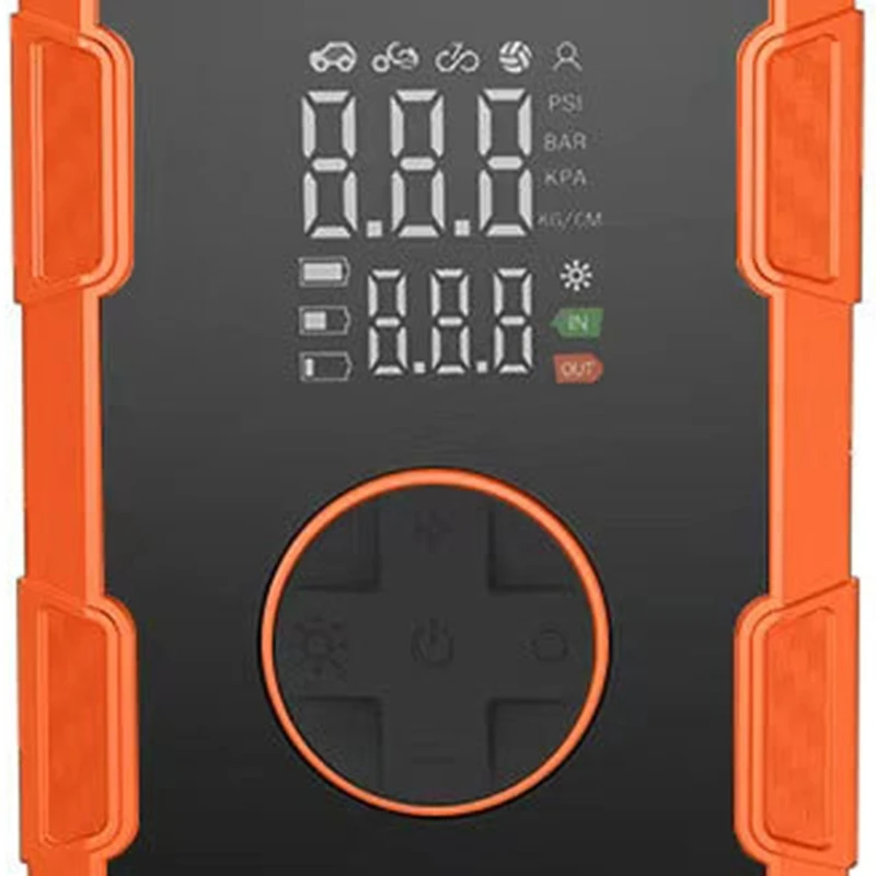 Digital Readout Tire Pump For Cars Providing Automatic Shut Off