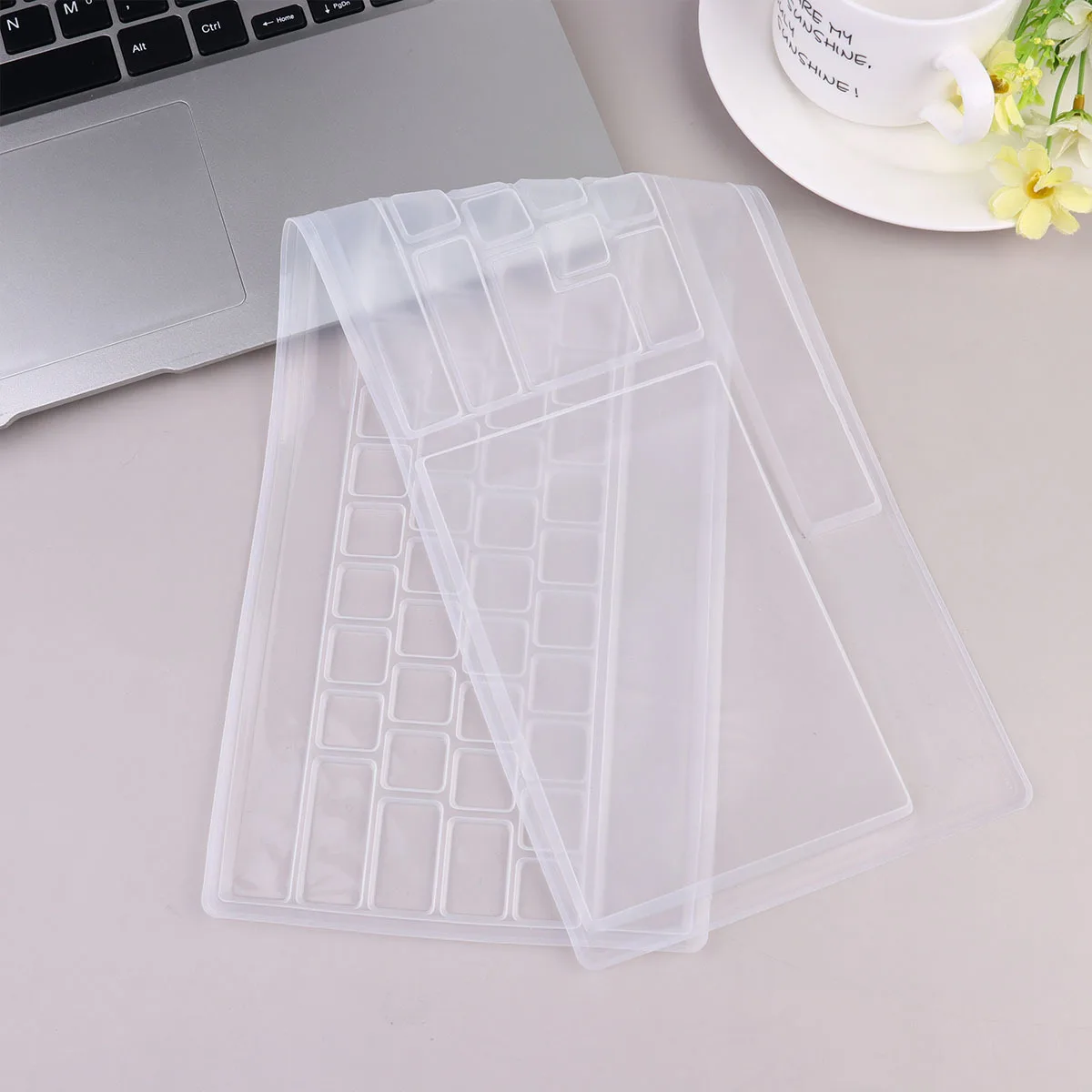 

4Pcs Keyboard Film Protective Cover for Computer Breathable Easy to Clean by Rinsing with Water Dustproof Long Lasting Use
