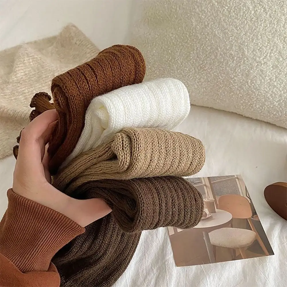 Fashion Knitting Leg Warmers Cute Sweet Lolitas Knitted Socks Boot Socks Women Girls