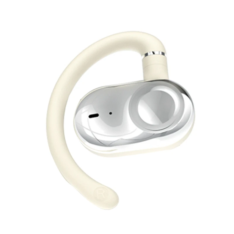 سماعات أذن JM18 بخطاف للترجمة، سماعات بلوتوث 5.4 من النوع المفتوح، سماعات أذن رياضية دوارة من النوع المفتوح، خطاف أذن أسود-A75P #5