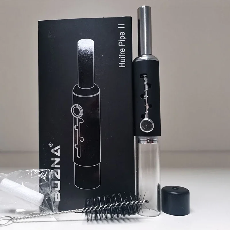 

Tobacco Microfilter Piston Type Glass Smoking Pipe Mouth Tip Herb Tobacco Pipe Retractable Smoking Accessories