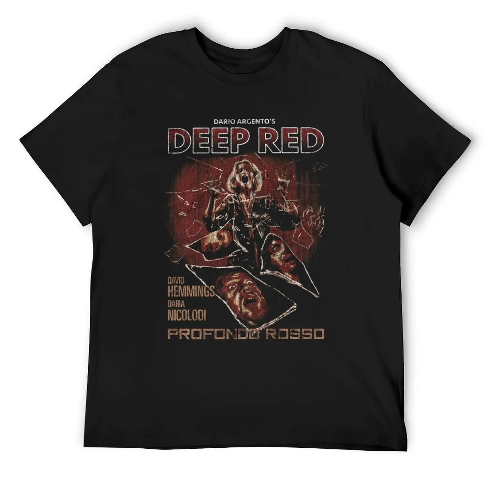 Déép Réd, Profondo Rosso, Dário árgénto, Giállo T-Shirt anime boys animal print anime figures tee shirts for men