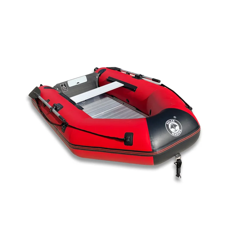 3 Person Inflatable Fishing Boat Thicken Aluminum Floor Rafting Rescue Kayak Independent Air Chamber