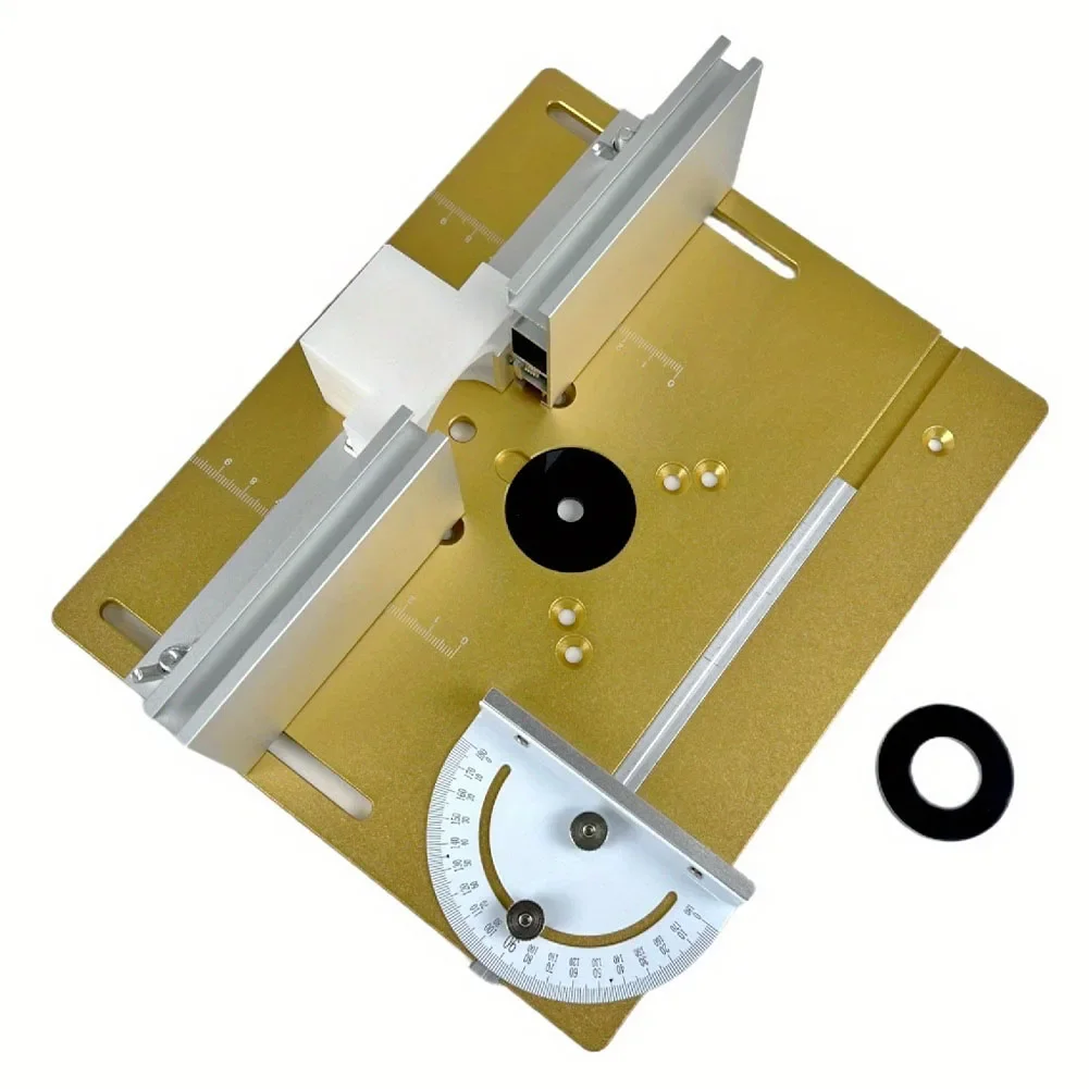 

Carpentry Tool Aluminium Router Table Carpentry Work Flip Chip For Router Rustproof Aluminium Platform 240*200*60mm