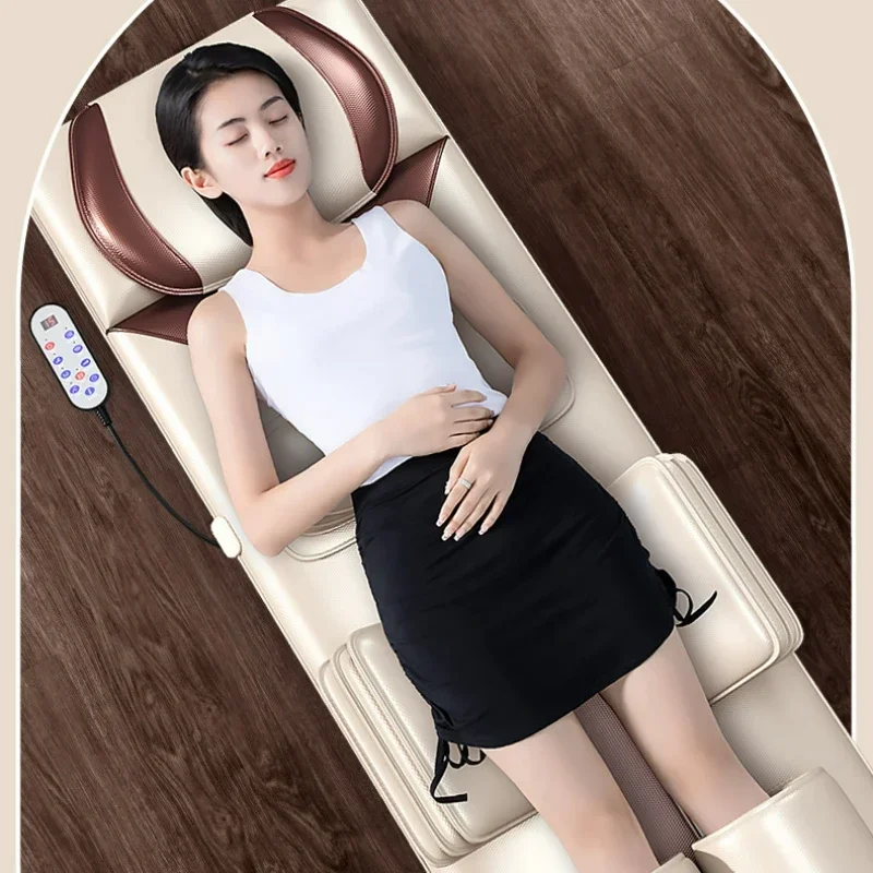 Cervical Waist and Back Massager Folding Automatic Kneading Massage Mattress Airbag Vibration Massage Cushion