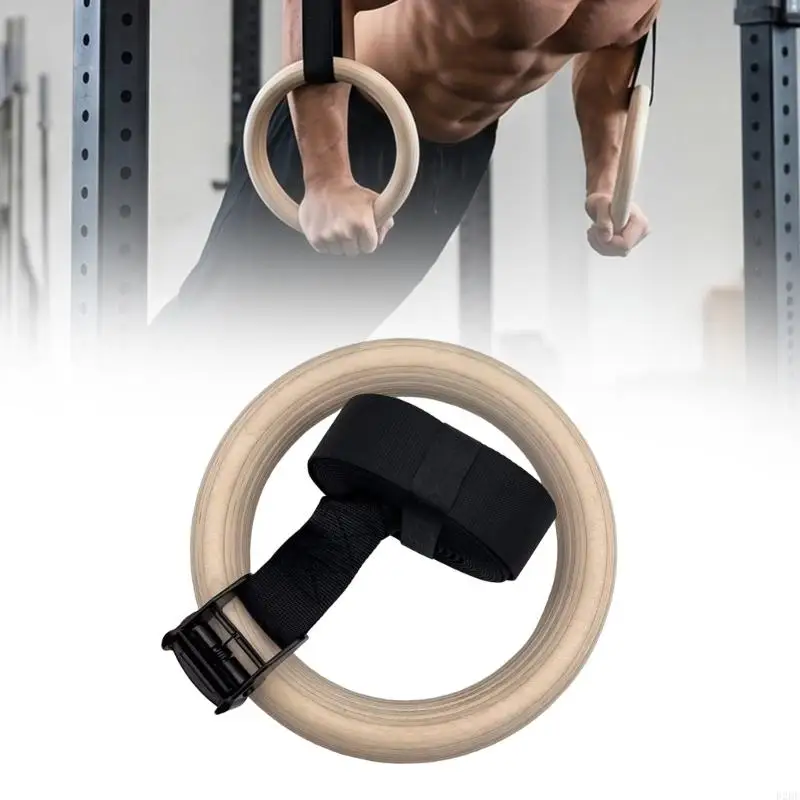  Adjustable Gymnastic Rings With Precisely Scale Strap Full Body Workout Rings