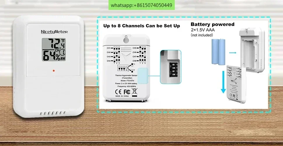 0320-025T Метеостанция Wi-Fi 7-в-1, солнечный дистанционный мониторинг температуры, влажности, скорости ветра, дождя, УФ, 8 датчиков температуры 0320-025T Метеостанция Wi-Fi 7-в-1, солнечный дистанционный мониторинг температуры, влажности, скорости ветра, дождя, УФ, 8 датчиков температуры