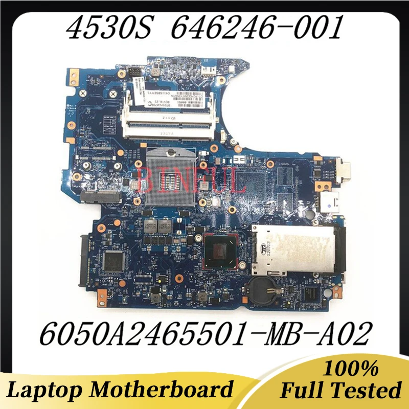 646246-001 646246-501 646246-601 High Quality Mainboard For 4530S 4730S Laptop Motherboard HM65 PGA988B GM DDR3 100% Full Tested