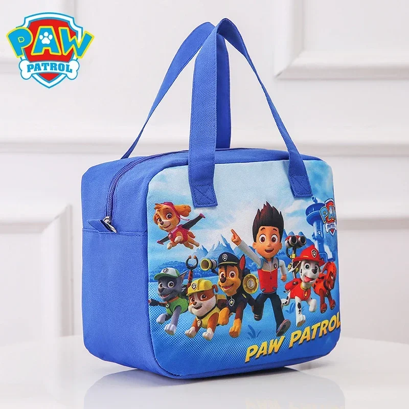 

Paw Patrol Cartoon Dog Cooler Bags Students Waterproof Portable Zipper Thermal Oxford Kids Lunch Box Convenient Tote Food Bags