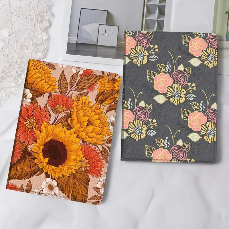 

Autumn Sunflower Floral Gift Tablet Case For Samsung Tab Galaxy S6 S11 A A7 A8 A9 A11 10.1 10.4 10.5 Plus Lite