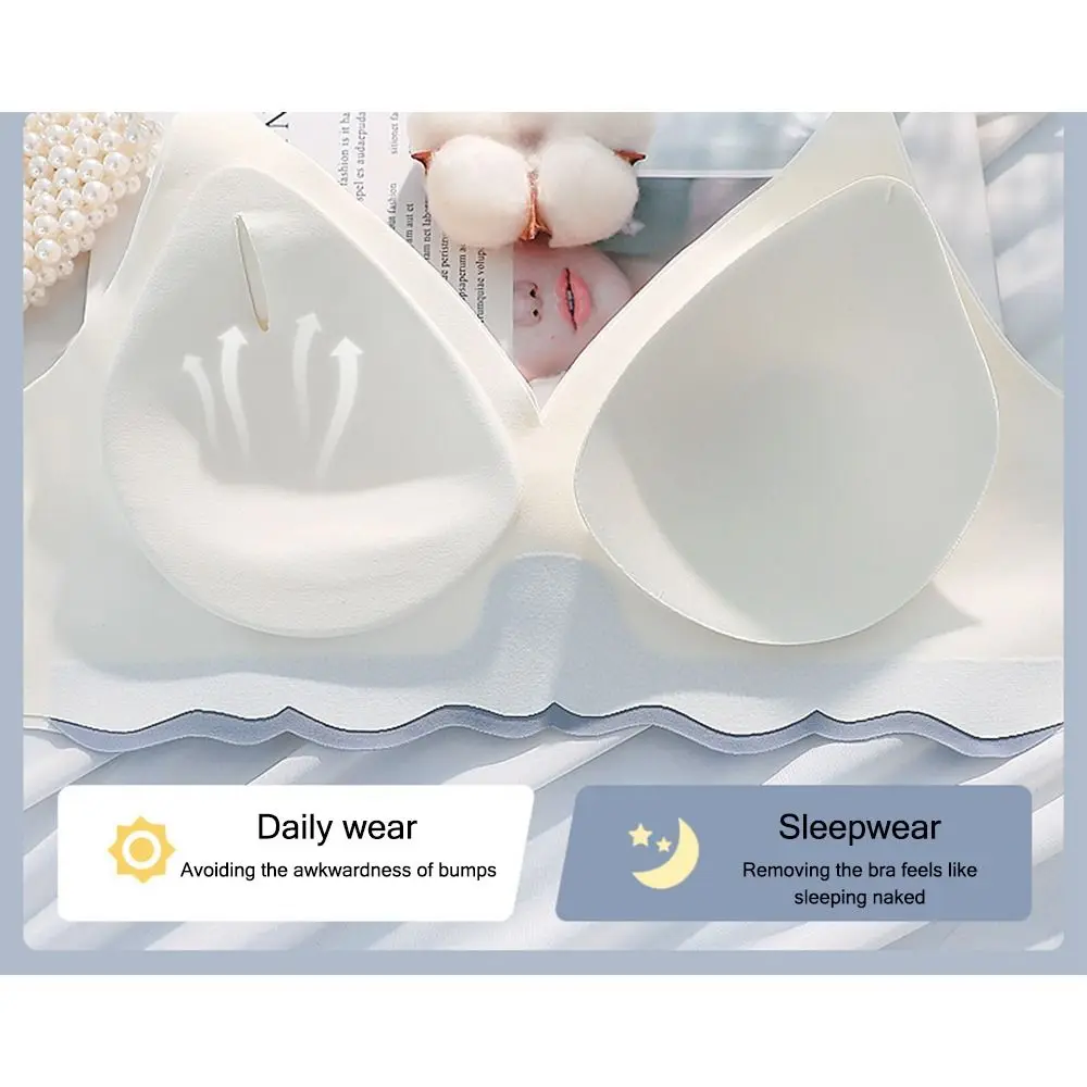 ملابس داخلية جديدة رفيعة للغاية بدون خياطة بدون حلقة فولاذية حمالة صدر رفيعة قابلة للتنفس مريحة تجمع الظهر سترة فتاة