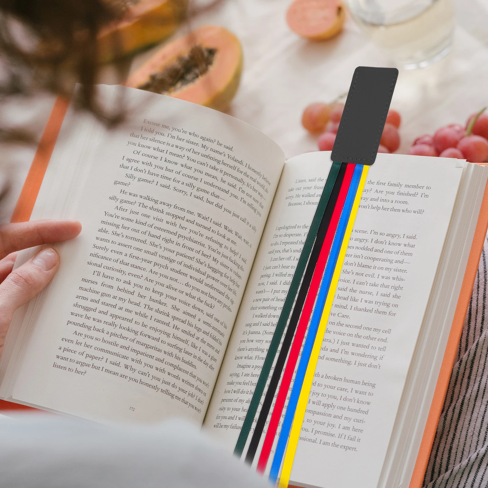 

3pcs Ribbon Bookmarks Black Bible Ribbons Delicate Marks Page Tags Tassel Reusable Smooth Silk Bookmark