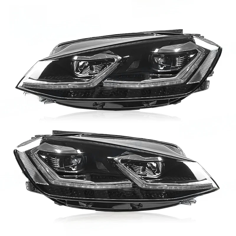 For VW Golf MK 7.5 2017-2020 right full LED headlight with control units etc 555G941035B  55G941036B