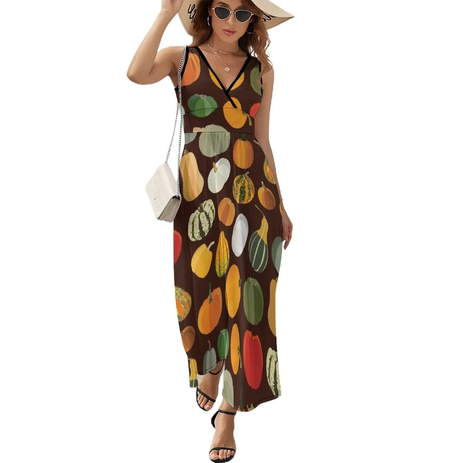 

Pumpkins Sleeveless Dress luxury woman party dress wedding dresses for woman Female dress