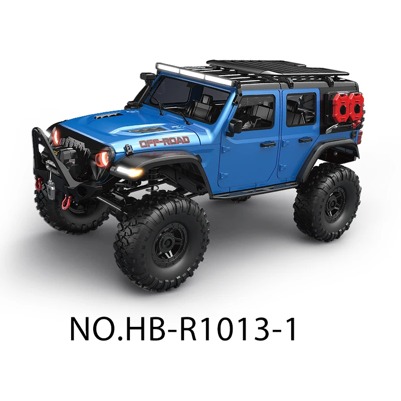 HB RC Cars R1011-1 Jeep Wrangler 1:10 4WD Off-Road Vehicle with