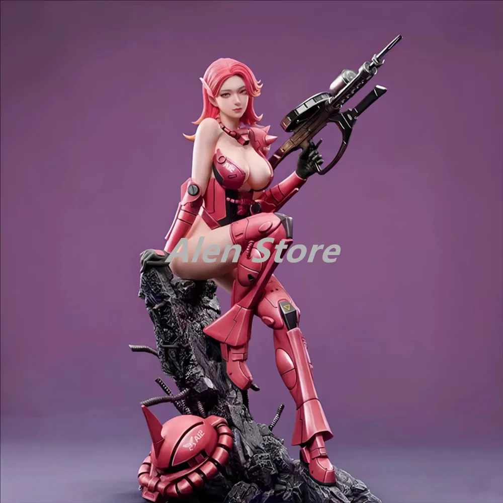 

Zaku Girl Figure Ms-06s-Ca Figures Suit Girls Figurine Statue Model Doll Collection Desk Decoration Toys Birthday Gifts