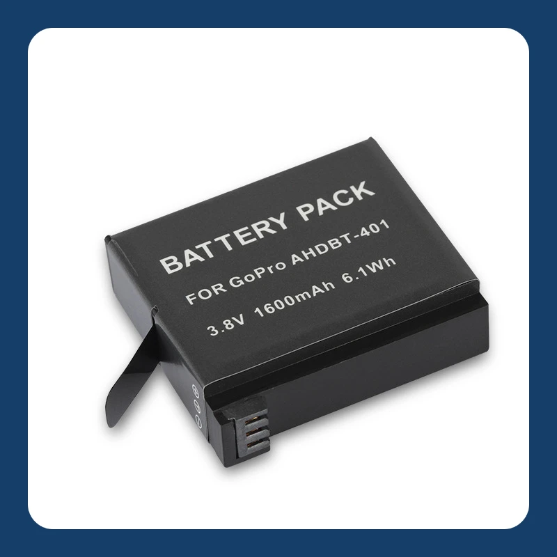 

Durable AHDBT-401 Replacement Battery for GoPro 4 Camera Accessories Premium Cells, Stable Discharge and Extended Service Life