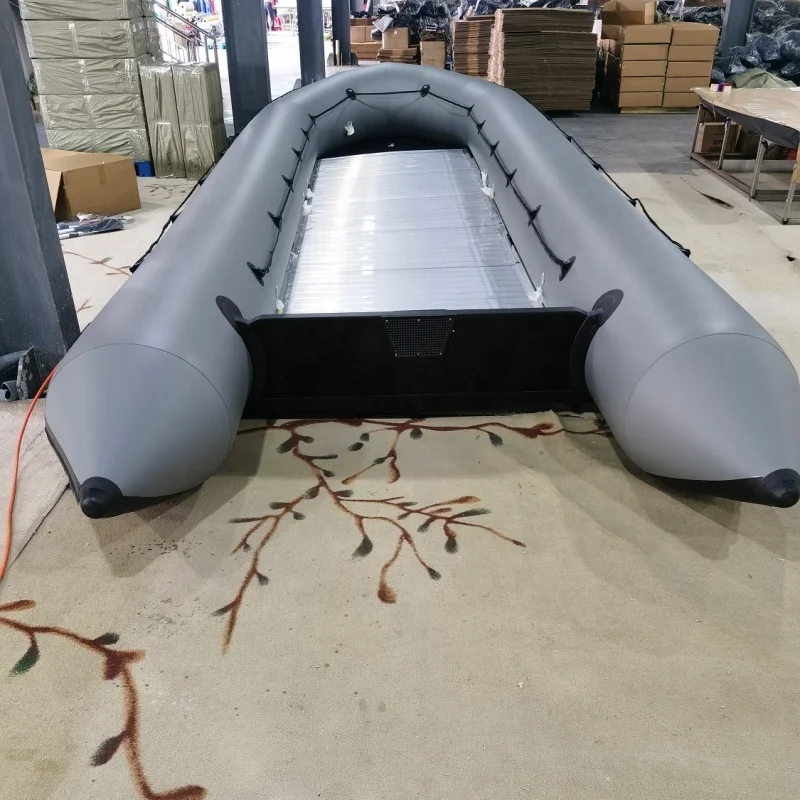 

8m Aluminum Floor 30 Person Large Inflatable Rescue Boat With Engine