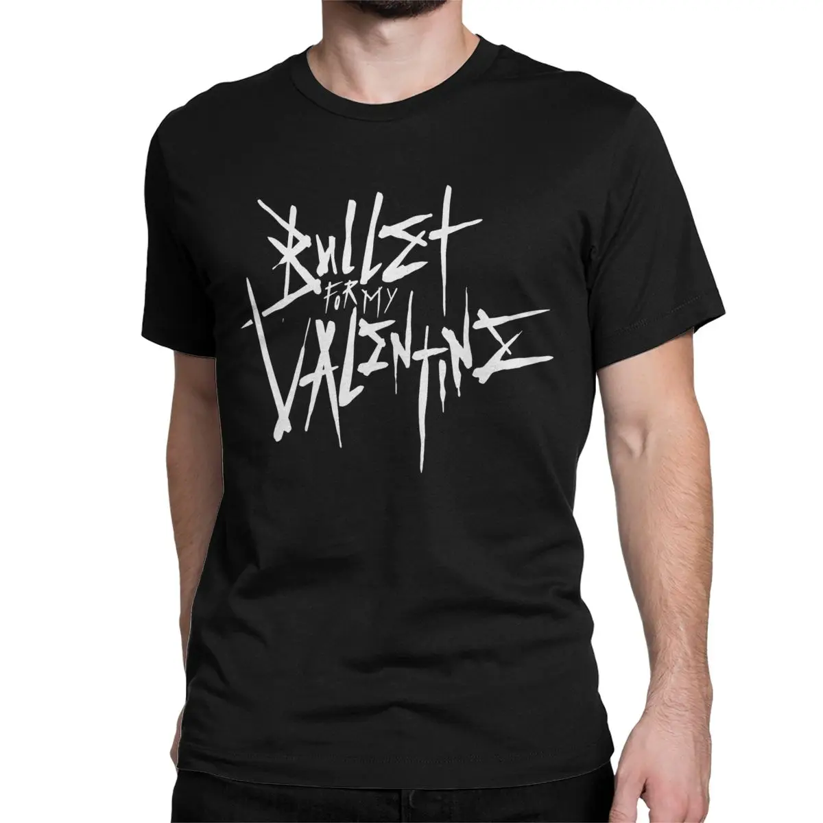 Men Women Bullet For My Valentine Music T Shirts Cotton Clothing Novelty Short Sleeve O Neck Tee Shirt Printing T-Shirt