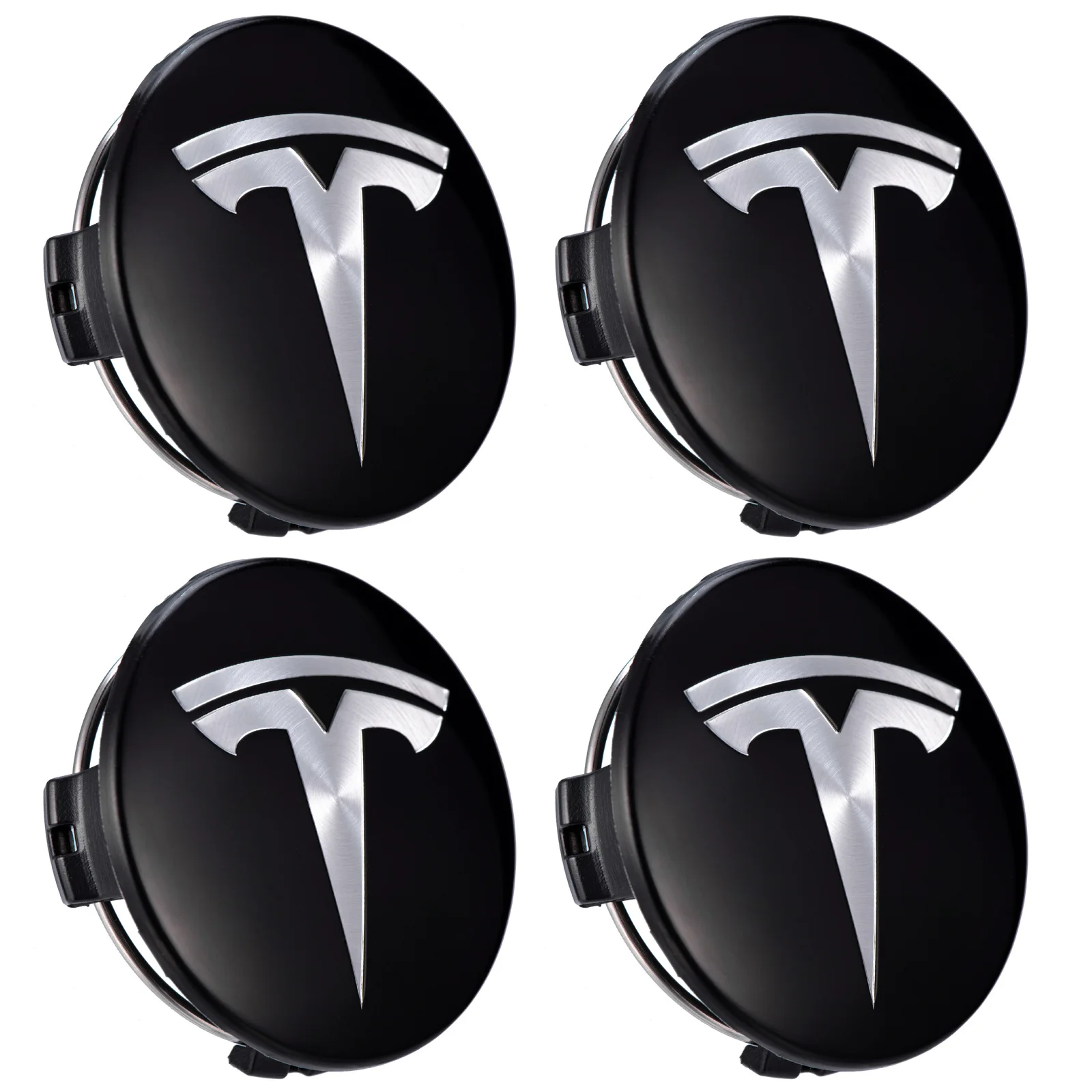 56mm 4pcs Applicable to Tesla original wheel hub cover Model3 Model Y Model S X wheel hub tire center cover logo car accessories