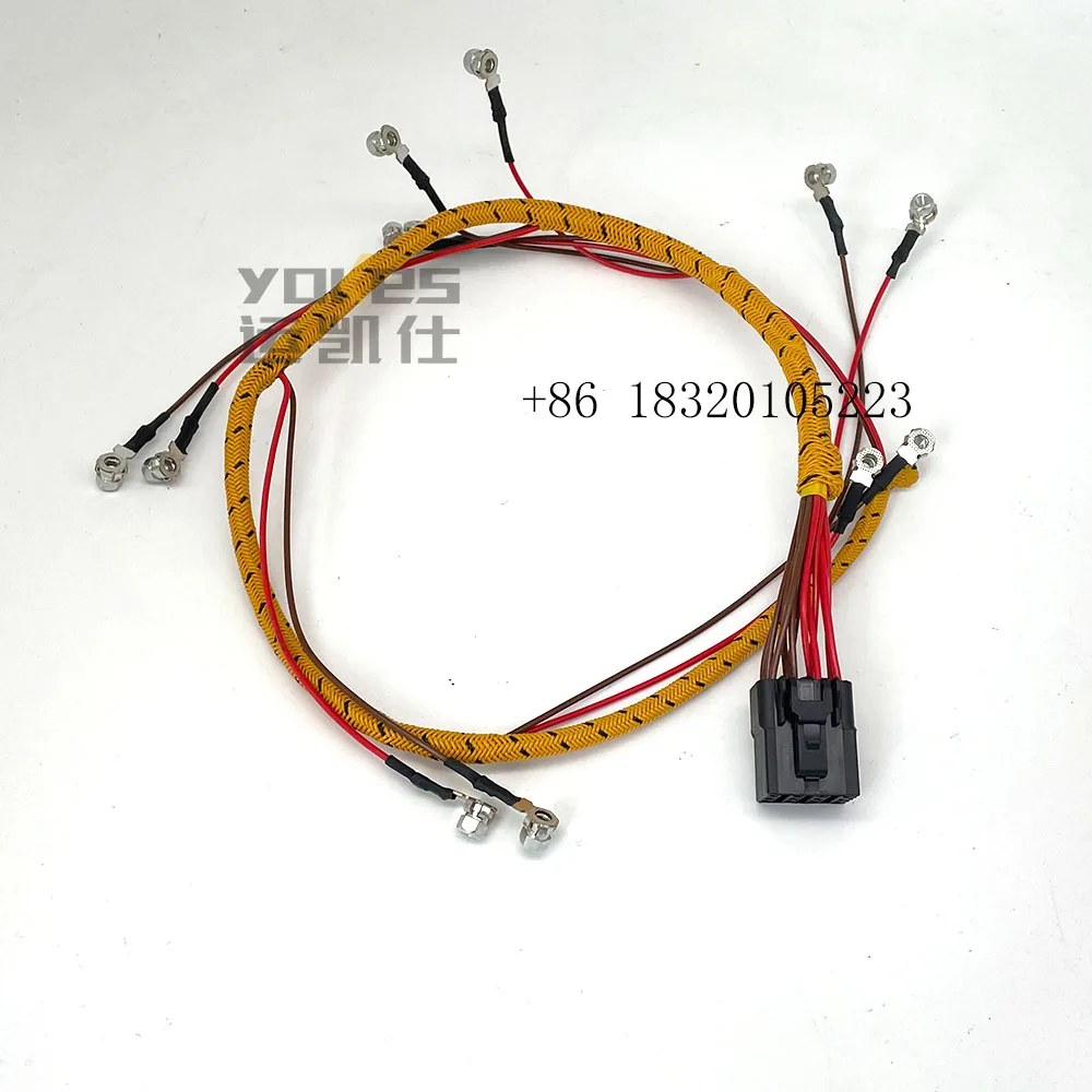 

305-4893 320D C6.4 Engine Fuel Injector Wiring Harness For Caterpillar Engine Parts Excavator