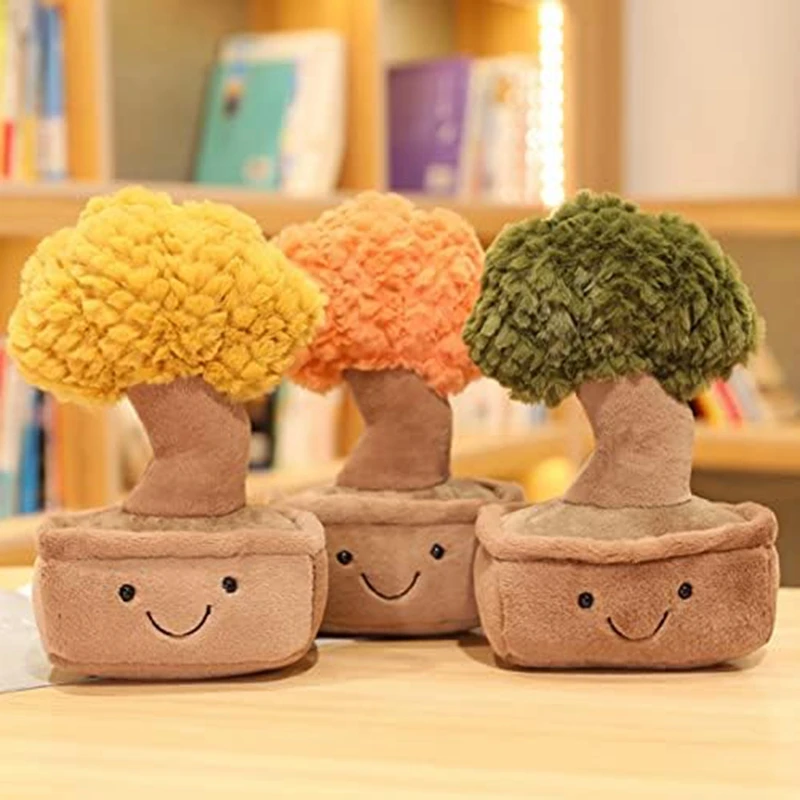 Oreiller de jet de plante, jouet en peluche, oreiller en peluche de fleur, décoration d'oreiller en peluche de pot de fleur, oreiller en pot durable A